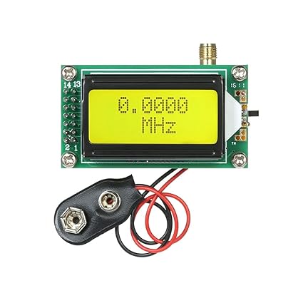 Acxico 1 Pcs High Accuracy 1~500 MHz Frequency Counter RF Meter Tester Module for ham Radio