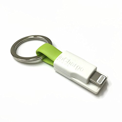 The inCharge Ultra Portable Charging Cable USB to Lightning 10mm Thin Version Green