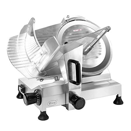 Zica 12" Chrome-plated Carbon Steel Blade Electric Deli Meat Cheese Food Ham Slicer Commercial and for Home use ZBS-12A