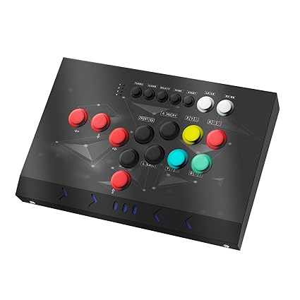 DOYO Arcade Stick Joystick for home, Hitbox arcade fighting Joystick-Durable iron Arcade Fightstick Compatible with PC/ PS3 / Switch/NEOGEO Mini/Android/Raspberry Pi (Black)