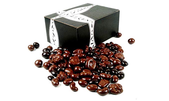 Marich Chocolate Nut Medley, 1 lb Bag in a BlackTie Box