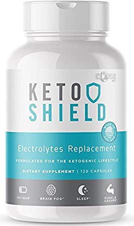 Keto Shield – Keto Supplement for Keto Diet. Energy Boost. Electrolyte Supplement Maxed Out with Magnesium, Sodium, Calcium and Potassium. Great Potassium Supplement. Lifetime Guarantee