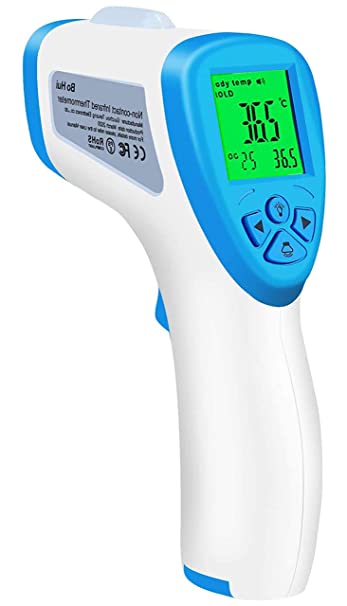 Infrared Forehead Thermometer for Babies, Kids and Adults, Non-Contact with Fever Alarm (Precise Accuracy, 1-Second Instant Measurement)