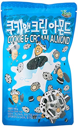 Gilim Cookie and Cream Almond 190gram 쿠키 앤 크림 아몬드