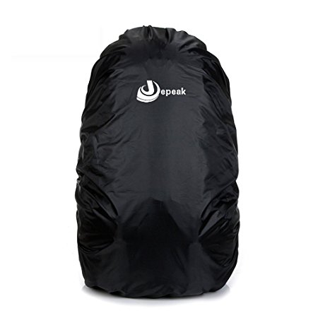 Jepeak 35L Nylon Waterproof Backpack Rain Cover Rucksack Water Resist Cover for Hiking Camping Traveling Outdoor Activities