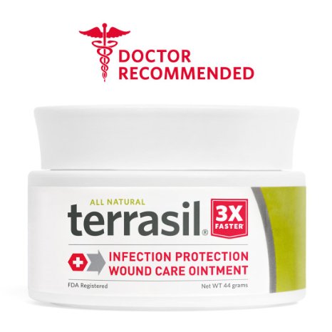 Terrasil Infection-Control Wound Care Ointment 44 gram jar