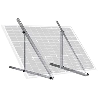 ECO-WORTHY 41" Adjustable Angle Solar Panel Tilt Mounting Brackets for Boat, RV, Roof Off Grid System(41-inch Length)