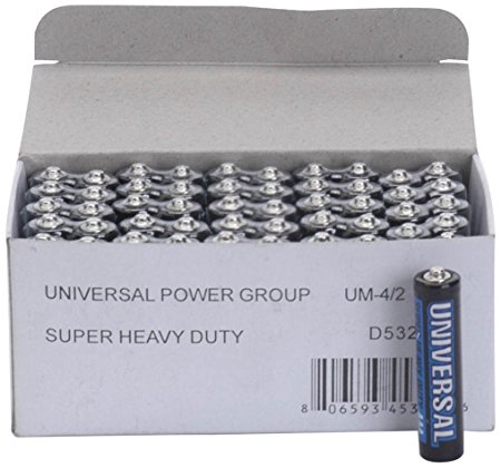 Universal Power Group UPG D5322/D5922 Super Heavy-Duty Battery Value Box AA; 50 pk