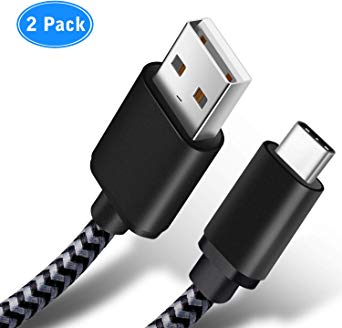 X-EDITION USB C Cable, 2-Pack 10FT Extra Long Charger Cord Braided USB to USB Type C Fast Charging Cable Compatible with Samsung Galaxy Note 10/Note 10 /Note 9/S10/S10 /S9/S9 /S8 /S8  and More