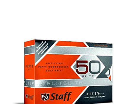 Wilson Staff  Fifty Elite Golf Balls,  Pack of 12