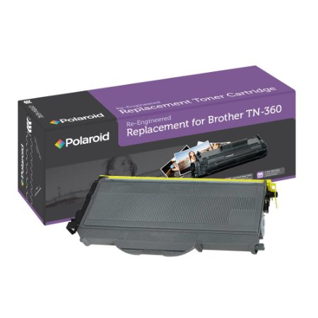 Polaroid TN360 Replacement Toner Cartridge for Brother TN360 - Black