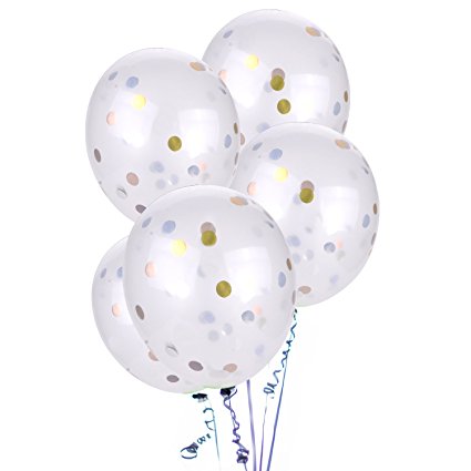 Party Decoration Ballons 12 Inches (5pcs Packed) for Wedding Birthday Proposal Party Decorations