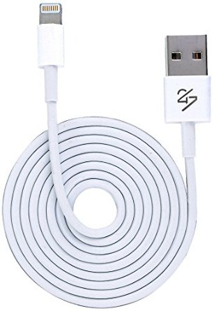 iPad Mini Charger Cable Cord also for SE / 6s / 6S Plus / 6 / 6 Plus / 5 / 5s / 5c / iPod 7 / iPad 4 / iPad Air (iOS 9) [Certified Quality] 24/7 Cables Lightning Cable 8 pin (1 Pc) USB Sync & Charge