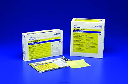 Xeroform Petrolatum Gauze Dressing, Xeroform Drs Non-Adh 5X9 in, (1 BOX, 50 EACH)