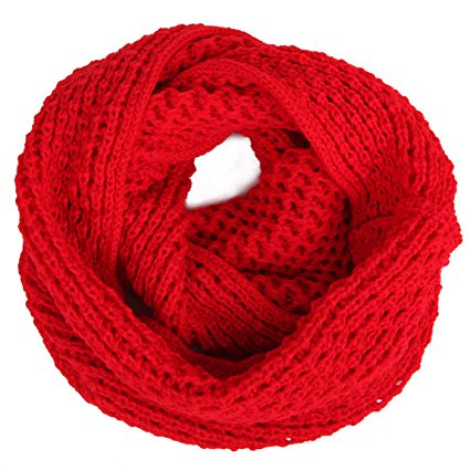 HDE Women's Winter Infinity Scarf Warm Knit Wrap Circle Loop Thick Cowl