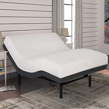 Fashion Bed Group S-Cape  2.0 Adjustable Bed, Queen, Charcoal Gray