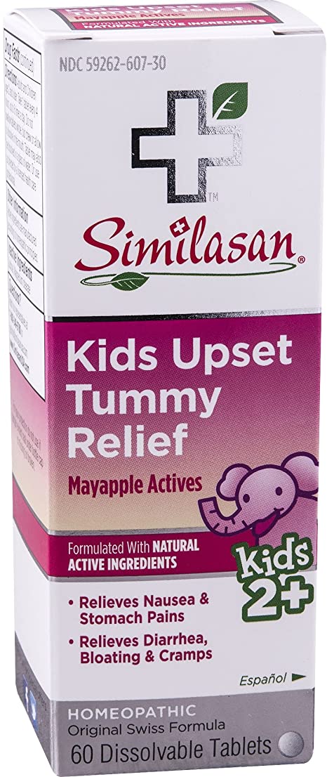 Similasan Kids Upset Tummy Relief Tablets, 60 ct