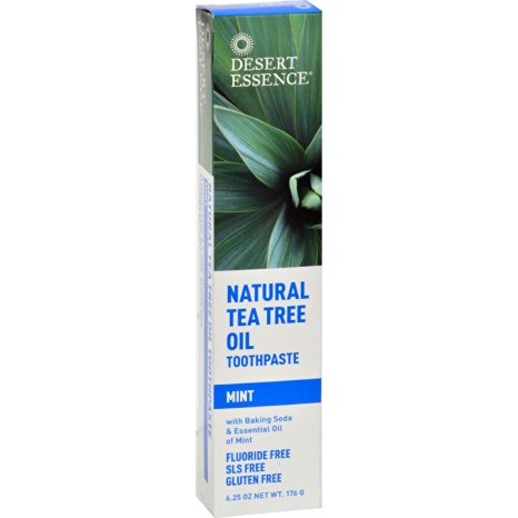 DESERT ESSENCE, Toothpaste Tea Tree Mint - 6.25 fl oz
