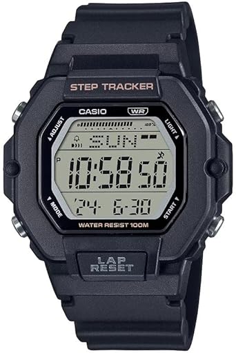 Casio Step Tracker 100M Water Resistant Men's Digital Watch LWS2200H-1AV