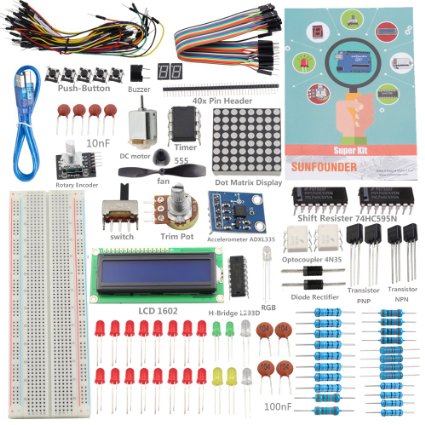 Sunfounder Project Super Starter Kit for Arduino UNO R3 Mega2560 Mega328 Nano