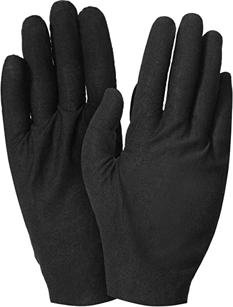 2 Pairs Cotton Gloves Moisturizing Gloves Soft Elastic Skincare Glove Working Gloves for Women Dry Hands Jewelry Inspection and More, One Size Fits Most