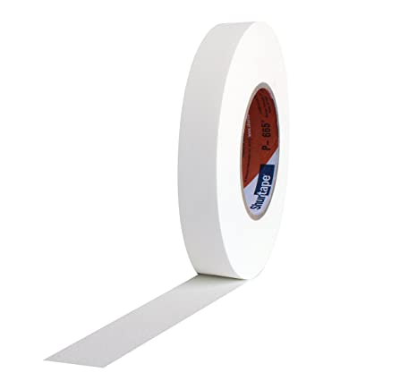 Pro Tapes Shurtape P-665 Gaffers Tape 1"x55yds White (Pack of 1), 1" Width (840178019295)