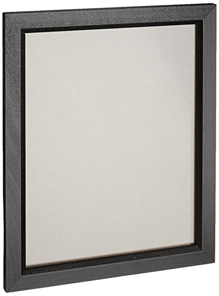 Craig Frames 7171610BK 24 by 36-Inch Picture/Poster Frame, Wood Grain Finish, .825-Inch Wide, Solid Black