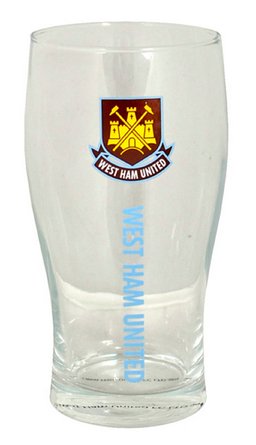 New Official Football Team Crest Pint Glass (Various Teams to choose from!) All Glasses come in Official Packaging!