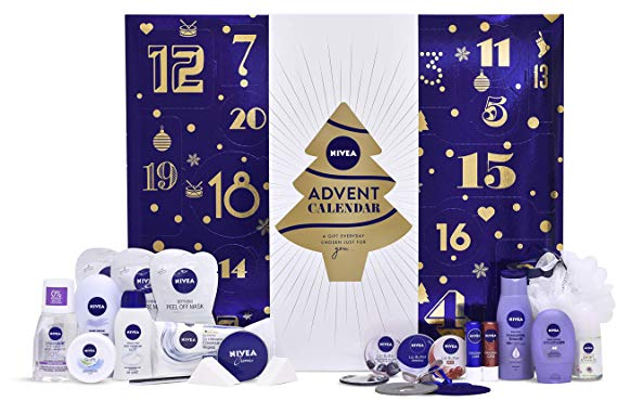 Nivea Beauty Advent Calendar Gift Set for Her with 24 Items