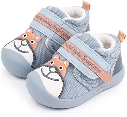 FEETCITY Baby Shoes Boys Girls First Walkers Sock Top Slippers Infant Sneakers Crib Shoes