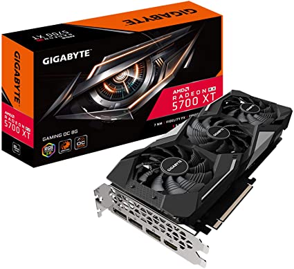 GIGABYTE Radeon RX 5700 XT Gaming OC 8G (rev 2.0) Graphics Card, PCIe 4.0, 8GB 256-Bit GDDR6, GV-R57XTGAMING OC-8GD REV2.0 Video Card