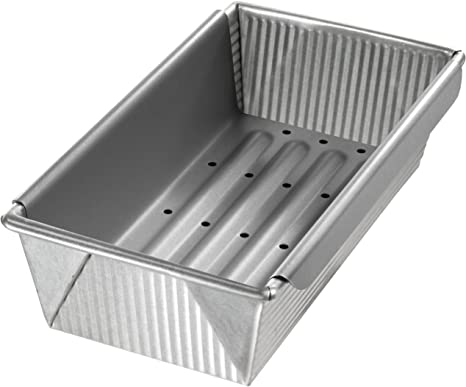 USA Pans 10 by 5-Inch Meat Loaf Pan with Insert
