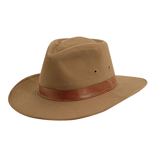 Dorfman Pacific Men's Twill Outback Hat