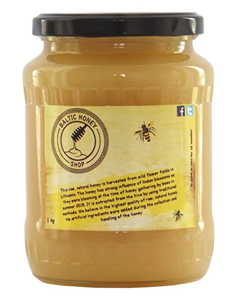 Baltic Honey Shop Linden natural, raw honey