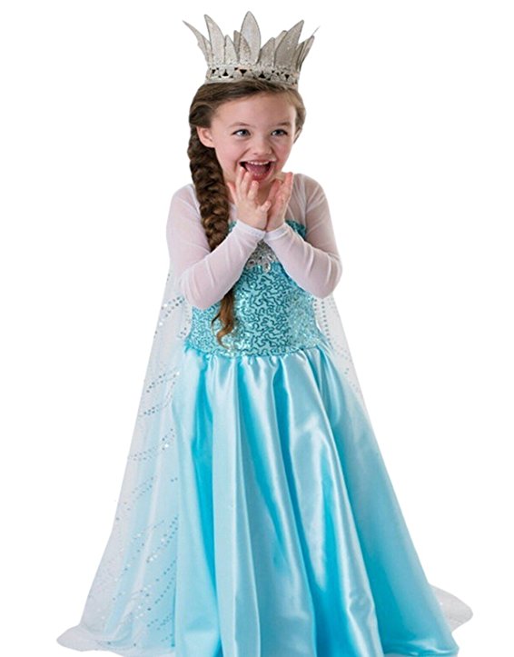 iFigure Girl's Princess Dress up Costume Fancy Party Summer Dress