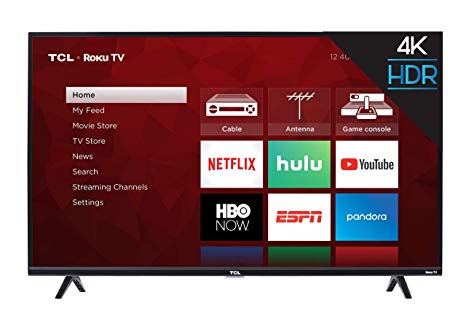 TCL 43S425 / 43S423 43-Inch 4K Ultra HD Smart Roku LED TV (2018) (Renewed)