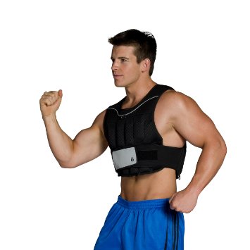 CAP Barbell Adjustable Weighted Vest, 20-Pound