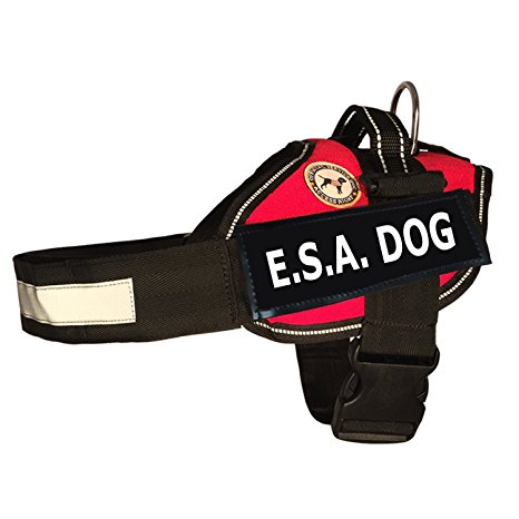 E.S.A. DOG - Vest   Service Dog Rights Booklet - (Emotional Support Animal)