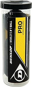 Dunlop PRO Squash Balls - Tube of 3