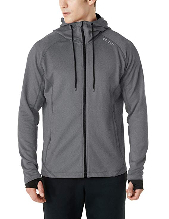 Tesla Men's Performance Long Sleeve Training Full-Zip Hoodie Jacket MKJ03 / MKJ01