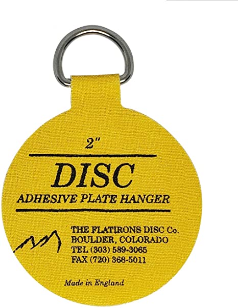 Flatirons Disc Adhesive Plate Hanger Set (6-2 Inch Hangers)