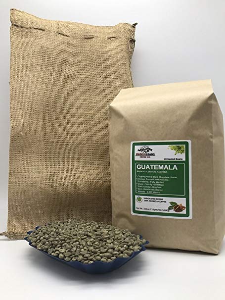 10 LBS – GUATEMALA (includes a FREE BURLAP BAG) Specialty-Grade, CURRENT-CROP Green Unroasted Coffee Beans – Finca Nueva Granada – This Farm Implements Impressive Sustainable Farming Practices