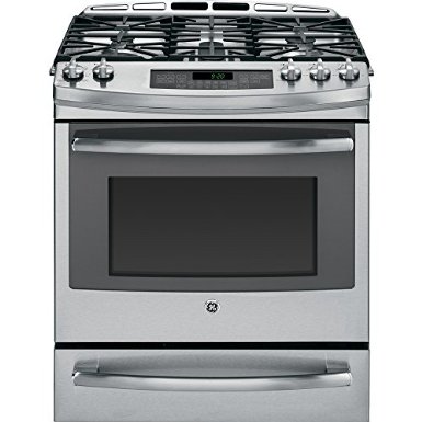 GE P2S920SEFSS Profile 30 Stainless Steel Dual Fuel Slide-In Sealed Burner Range - Convection