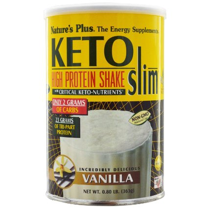Nature's Plus - Ketoslim Vanilla Shake With Critical Keto Nutrients, 0.8 Lbs