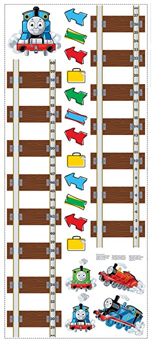 Roommates Rmk1126Gc Thomas And Friends Peel & Stick Growth Chart