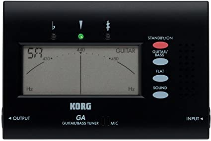 Korg GA-40 Large Display Guitar and Bass Tuner