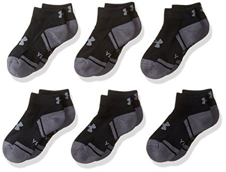 Under Armour Boys Resistor III Lo Cut Socks (6 Pack)