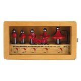 Freud 89-152 6-Piece Round Over and Beading Router Bit Set