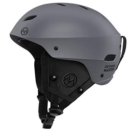 OutdoorMaster Ski Helmet - with ASTM Certified Safety, 9 Options - for Men, Women & Youth