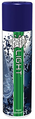 Wet Light Water Based Liquid Personal Lubricant, 3.5 Ounce